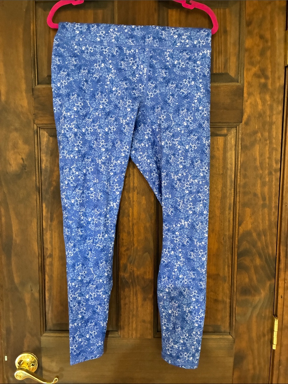 Fabletics Blue Floral Print Leggings